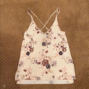 American Eagle flower tank top